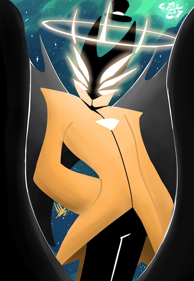 draw anything themed hazbin hotel