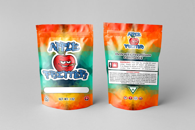 do mylar bag design packaging and label design