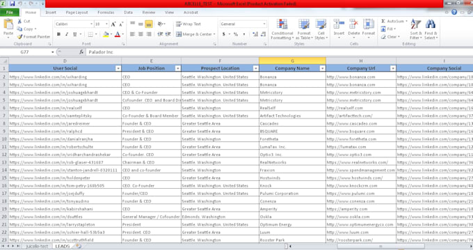 create a lead generation prospect list for your business