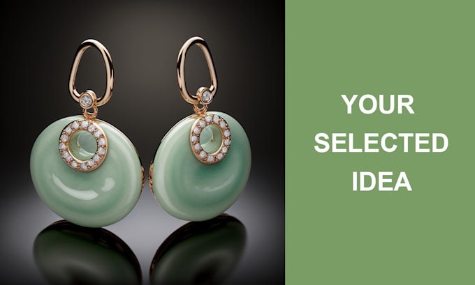 draw jewelry design sketches using midjourney ai art