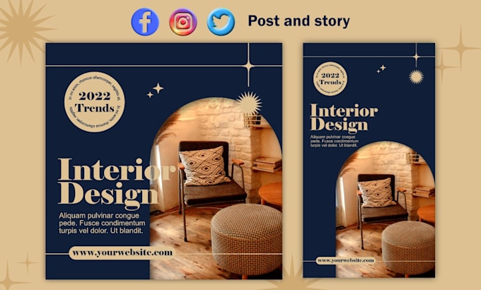 design instagram posts, social media creatives