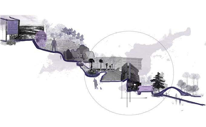 do architectural collage and diagram