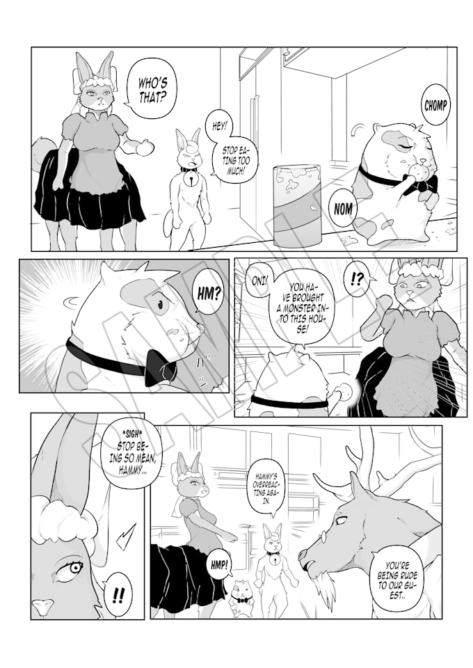 Make 1 chapter with 25 pages of manga with colored cover page by ...