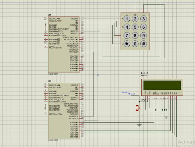 Do design and simulate circuit in proteus by Ushansooriyaban Circuit Diagram