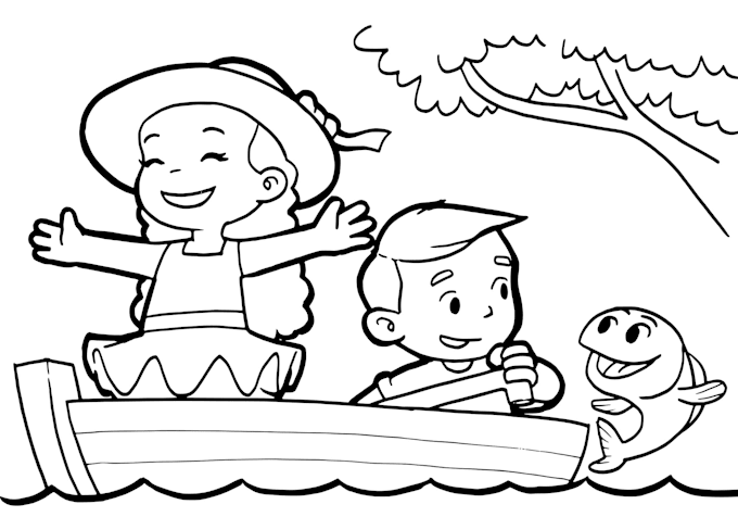 draw custom coloring page images for coloring book
