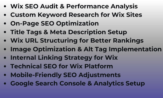 perform latest wix SEO for your website ranking on google