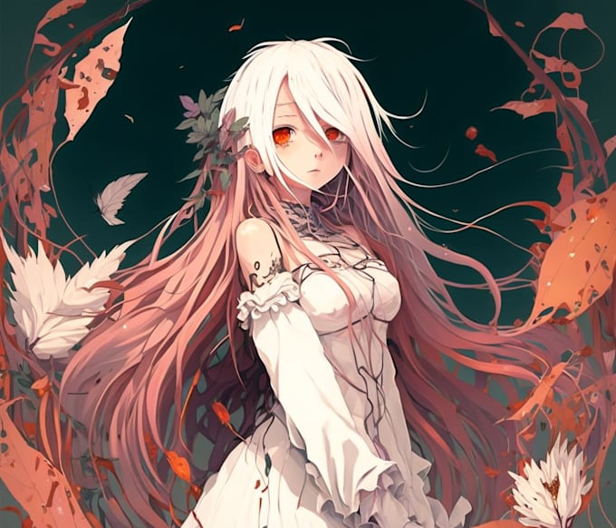 Create your own original anime character by Hailey211nel956 Fiverr