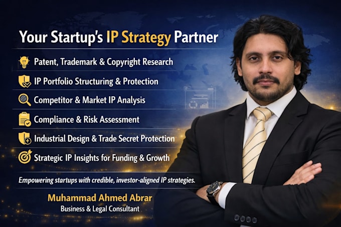 intellectual property strategy and research for startups