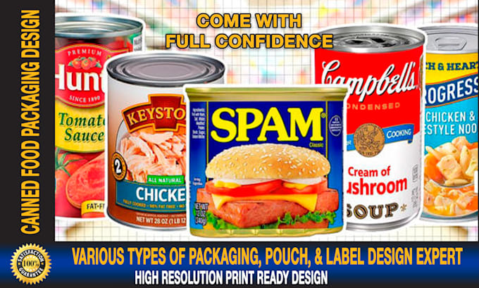 create various types of product packaging and mylar  designs