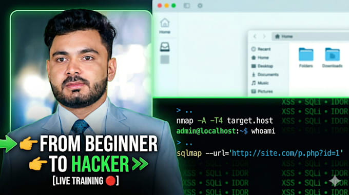 personally guide you cyber security with real targets to earn money