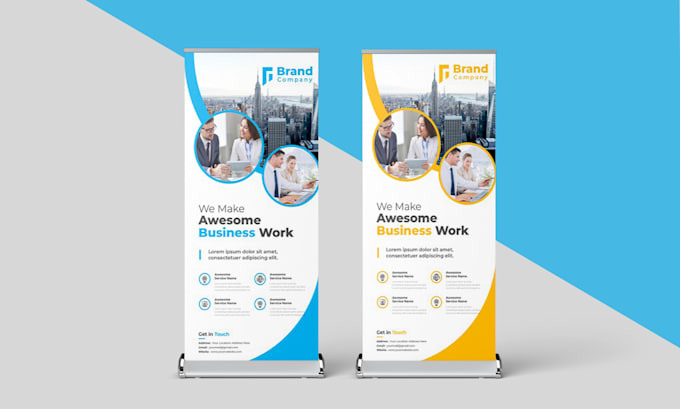 design roll up banner, retractable banner, pull up or stand banner