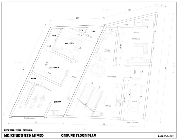be your architect, draftsman for house design and floor plan