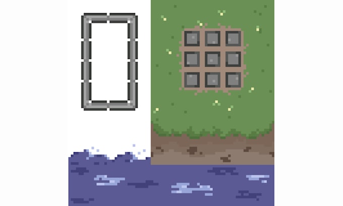 create a 2d pixel tileset for your game