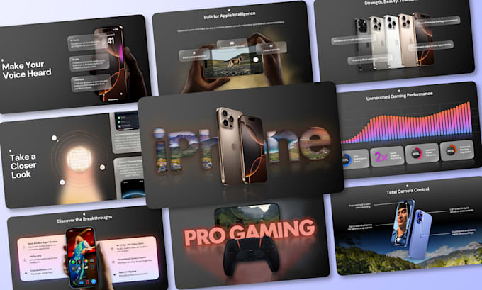 design a powerpoint presentation and sales pitch deck template