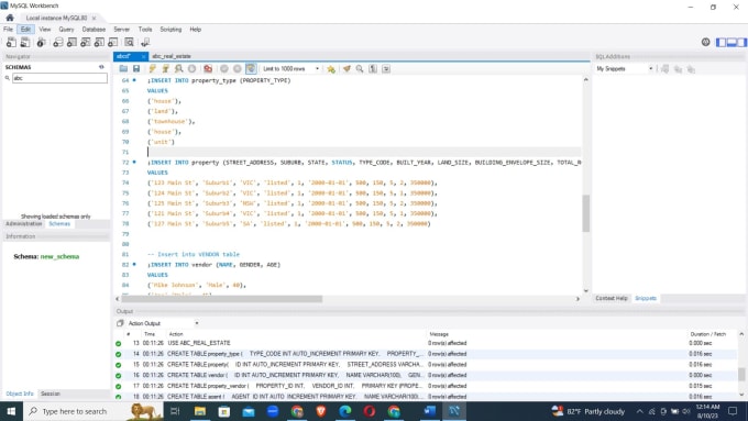do any database task with my sql