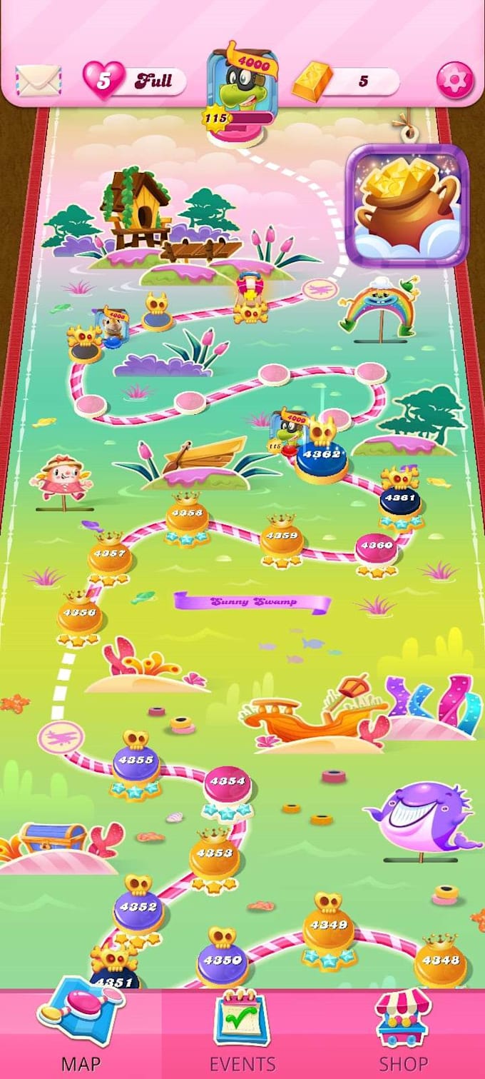 Play candy crush game and solve hard levels for you by Ak0011 Fiverr