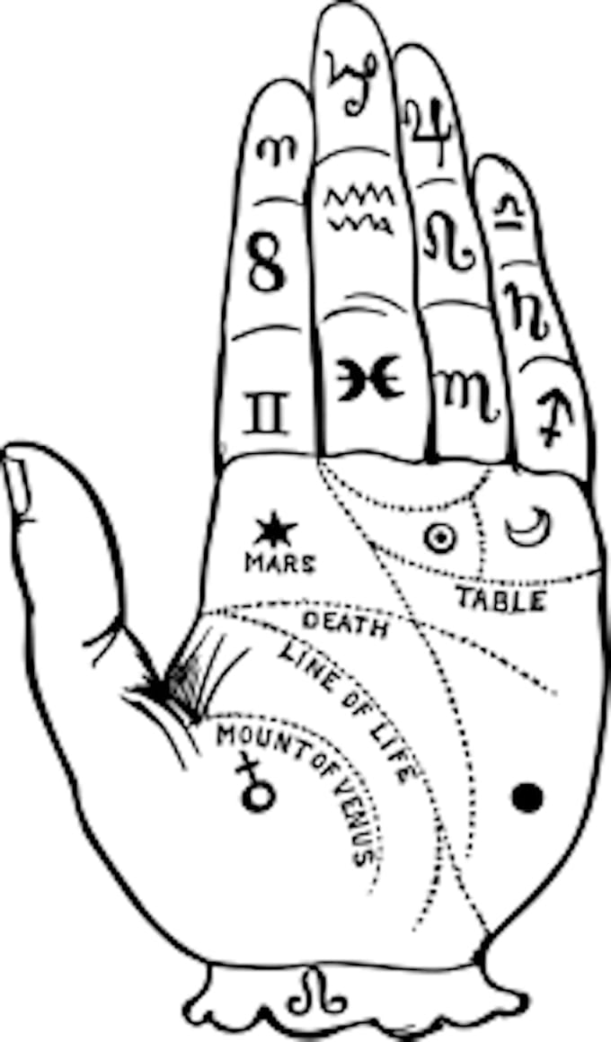 do palm reading to tell about your future