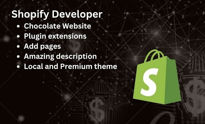 create shopify chocolate website