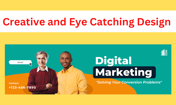 Design a professional linkedin banner in one hour by Mwaqaswiki | Fiverr