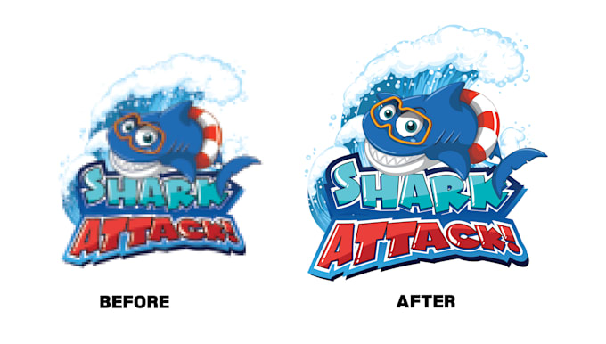 vector trace, redraw and vectorize your logo