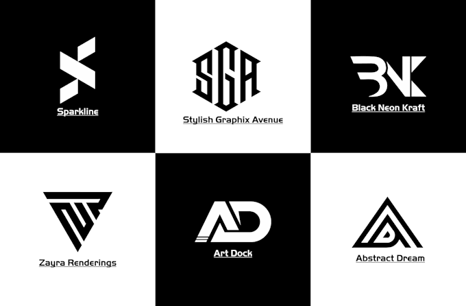 do initial modern minimal and luxury business logo designs