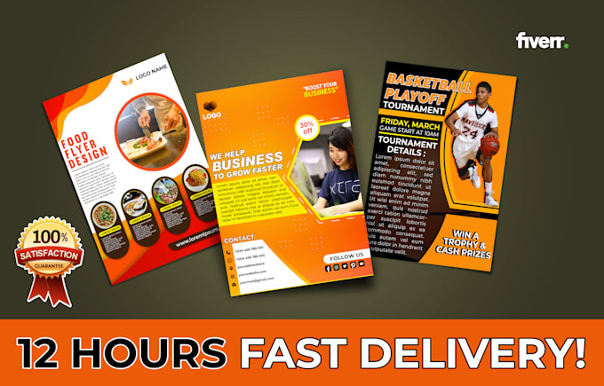 design custom stylish fashion flyer and marketing materials