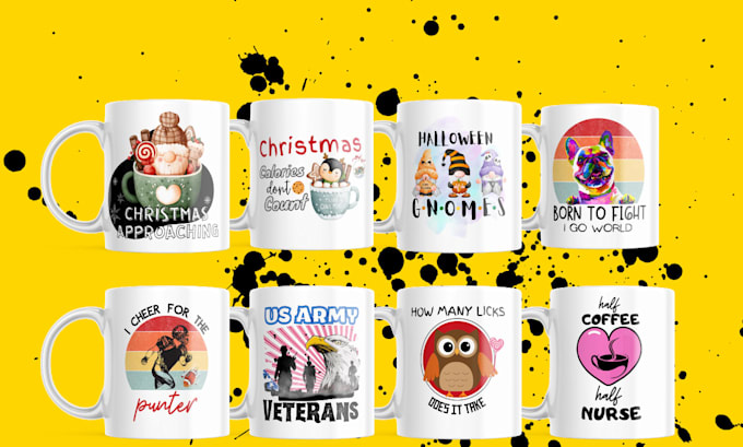 create cool coffee mug designs for your pod business