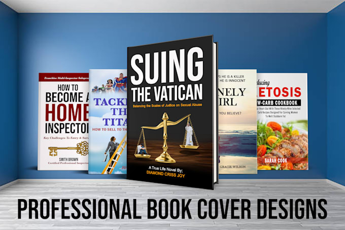 do book cover design, book cover or ebook cover design