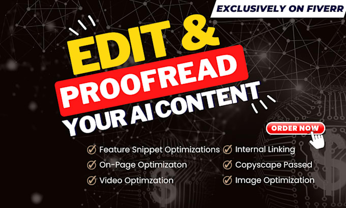 do ai content editing, proofreading, and humanizing