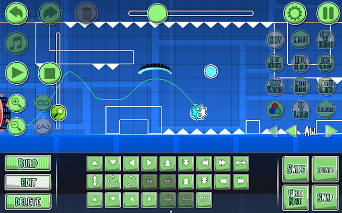 Make you a fun geometry dash layout by Tgaming3373 | Fiverr