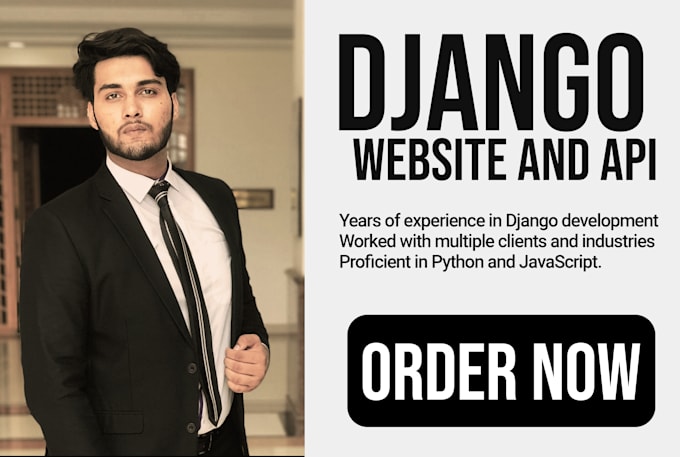 be your django developer for python API and django website