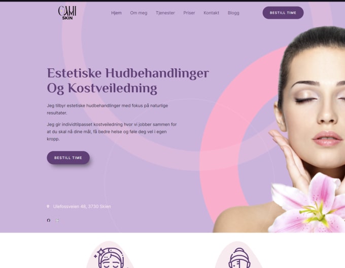 create a responsive wordpress website norsk or english