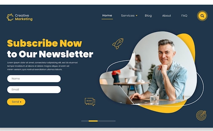 setup responsive wordpress website or blog