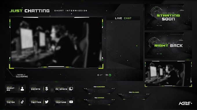 Create a custom stream package for youtube or twitch by Madebykelsey ...