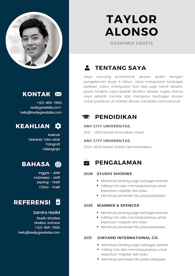 Transform your career with a stunning design by Aji_firmansyah | Fiverr