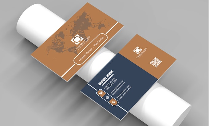 modern business card design and luxury stationery
