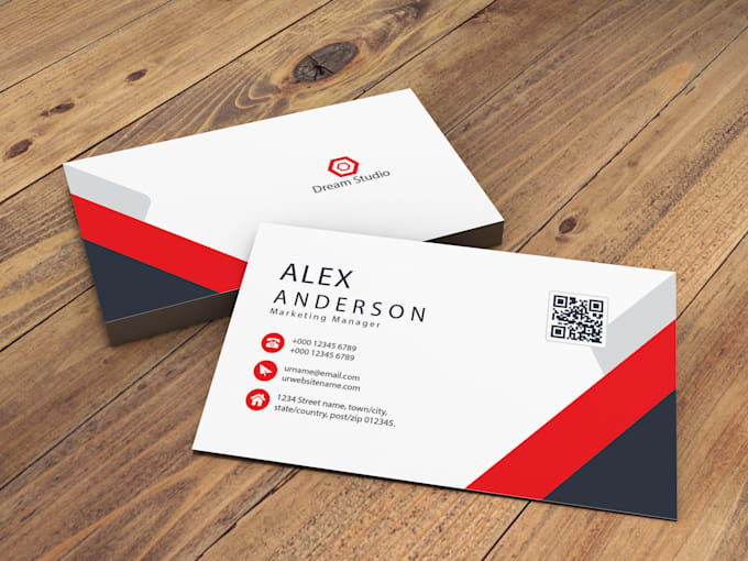 create stylish professional and outstanding business card
