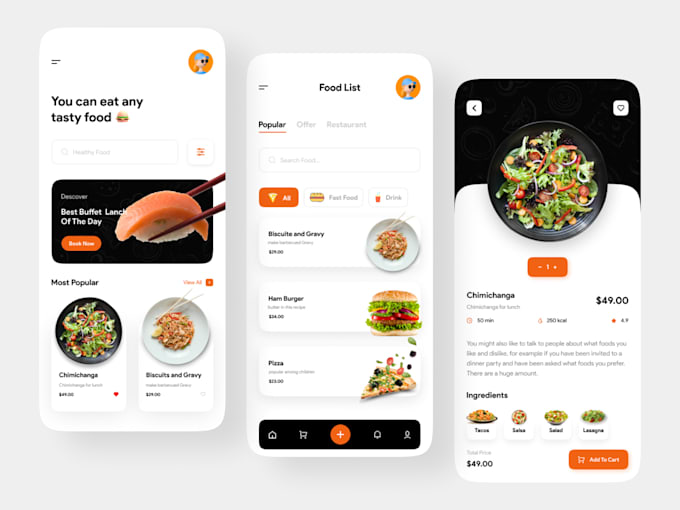 Design android app xml layout, frontend ui in android studio by Ui ...