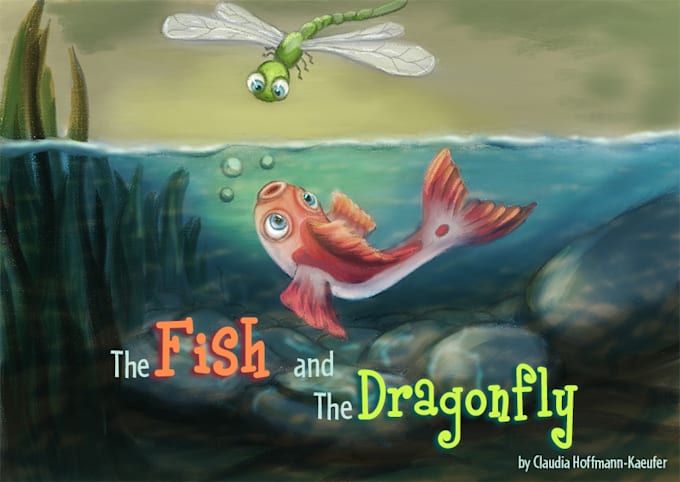create a painterly cover design for your childrens book