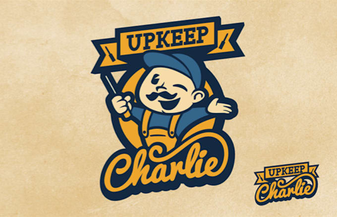 do modern character logo design