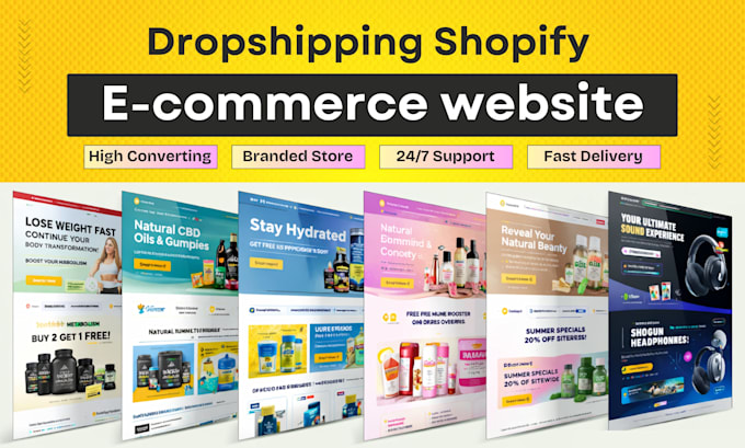 Build shopify one product store product landing page by pagefly ...