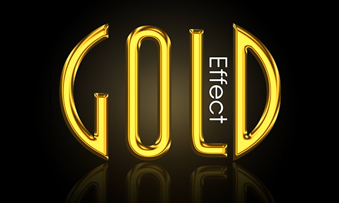 turn objects to gold effect professionally