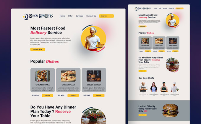 Design ui landing page and website ui ux in figma by Abdulmoizghani ...