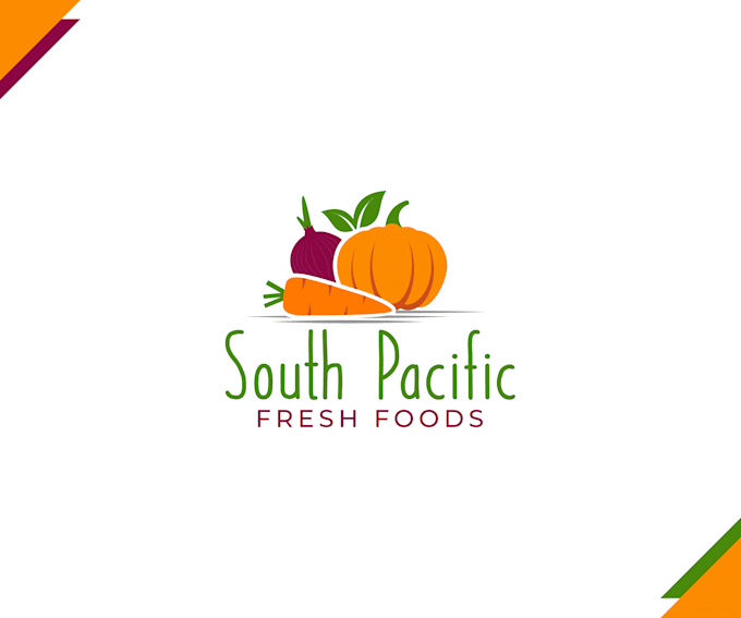 design creative elegant, vegetable processing logo for you