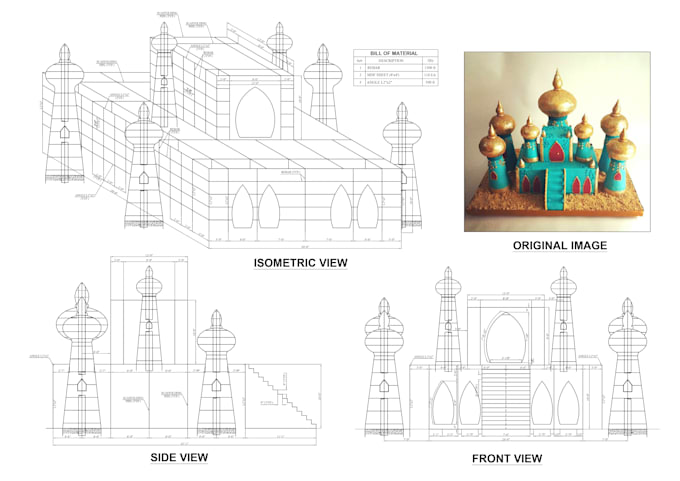 do technical drawing and draw patterns for cnc laser cutting and manufacturing