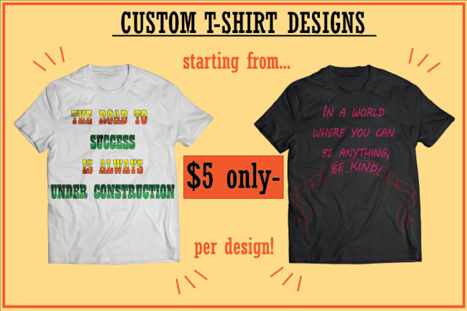 Create awesome custom t shirt designs by Hamdiarafi | Fiverr