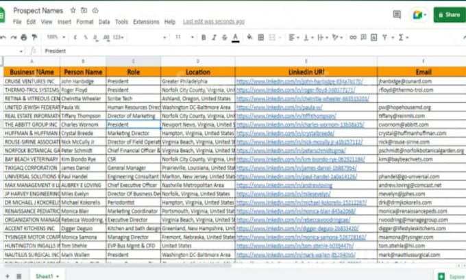 do adept linkedin b2b lead generation, data entry,
