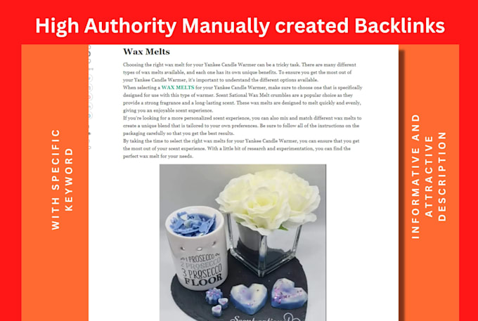 manually create backlinks on 80 plus domain authority websites