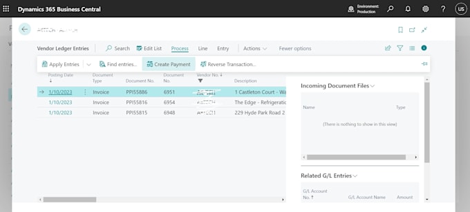 do bookkeeping in microsoft dynamics 365 business central