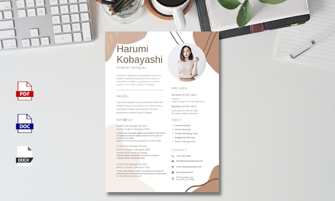 Create resume templates for you by Edanuryazc Fiverr